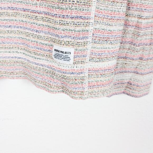 Norse Projects Size Small Crew Ulrich Sweat shirt multi color stripe - Picture 5 of 7